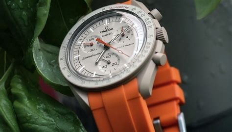 bracelet caoutchouc omega swatch|swatch omega x.